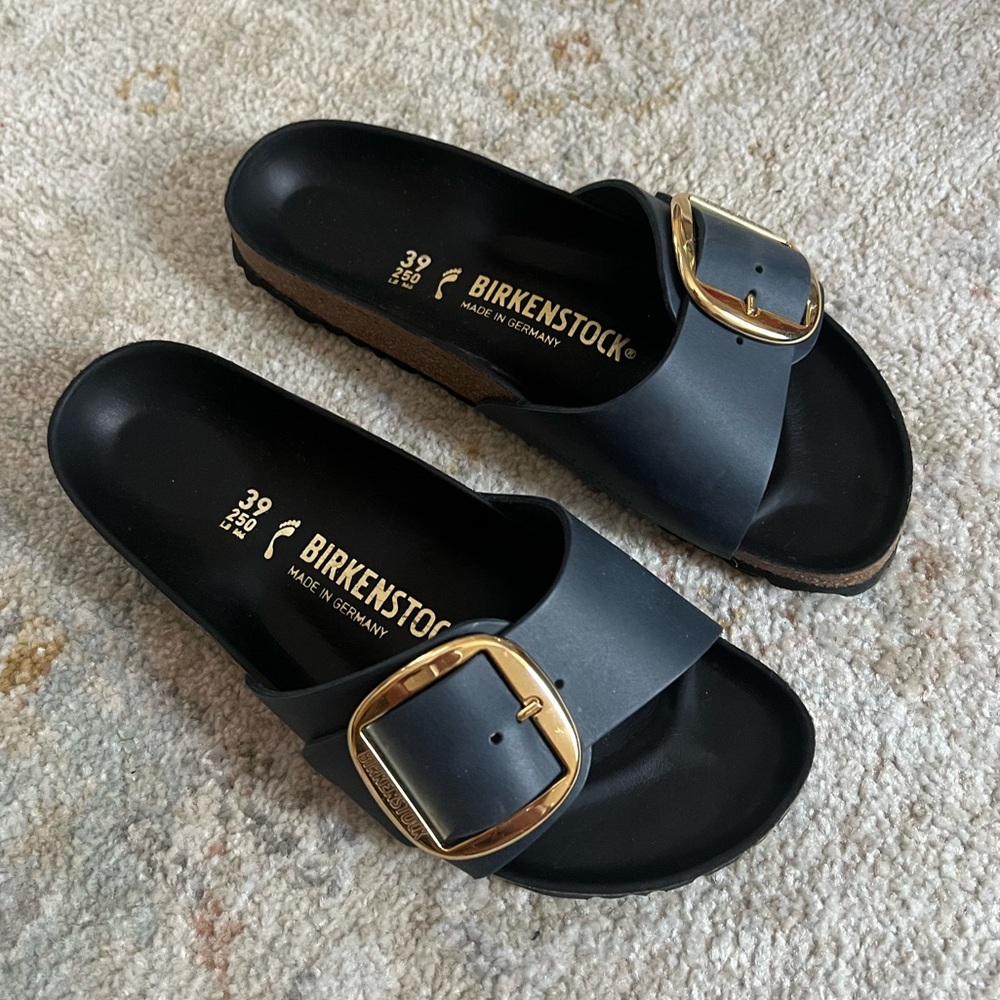 Birkenstock Madrid Big Buckle Slide Sandals